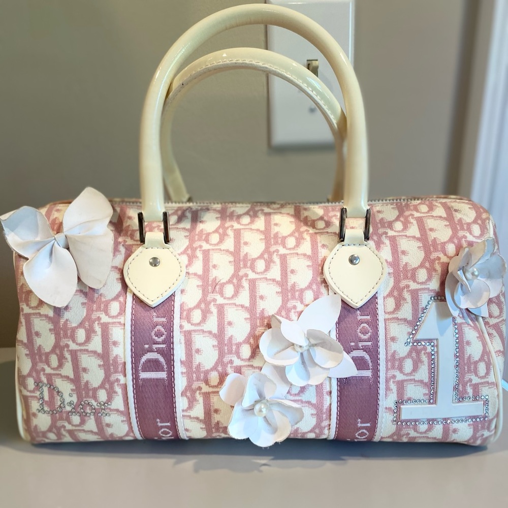 Christian Dior Vintage Diorissimo Boston Girly Bag